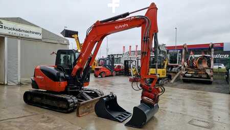 Minibagger 2014 Kubota KX080-4 - POWERTILT - 2X BUCKETS - AIR CONDITION (5)