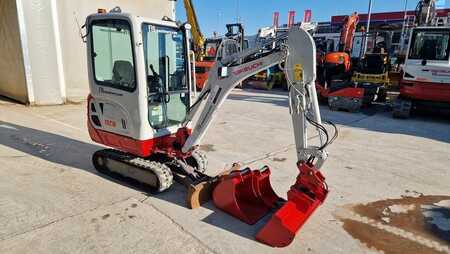 Mini kotrógép 2020 Takeuchi TB216 - 2020 YEAR - POWERTILT - 3X BUCKETS (4)