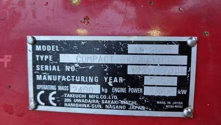 Mini-koparki 2020 Takeuchi TB225 (12)