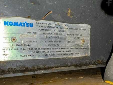 Kompaktlader 2006 Komatsu SK04J (6)