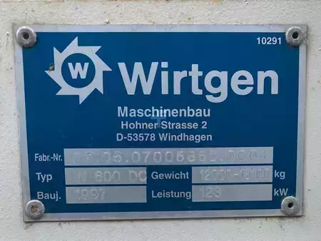 Raboteuse 1997 WIRTGEN W600DC (9)