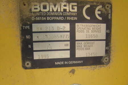 Tandemruller 1995 BOMAG BW213D-2 (9)