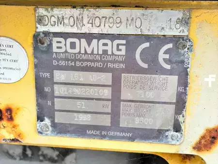 Walce gładkie 1998 BOMAG BW151AD-2 (4)