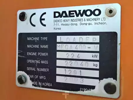 Hjullaster 2003 Doosan MEGA400V (5)