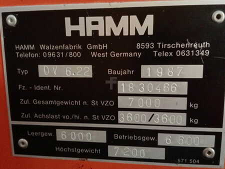 Hamm DV6-22