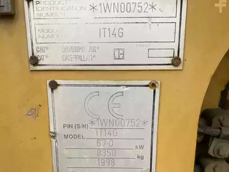 Kolové nakladače 1998 Caterpillar IT14G (9)
