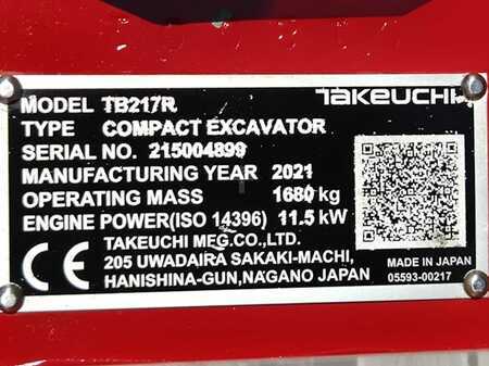 Minikaivinkoneet 2021 Takeuchi TB217R (10)
