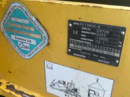 Escavadora de rastos 2009 Komatsu PC138US-8 (11)