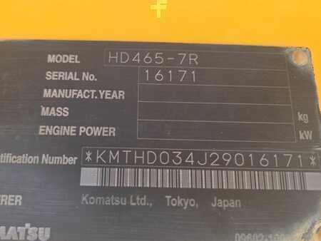 Wywrotki sztywnoramowe 2013 Komatsu HD465-7R (7)