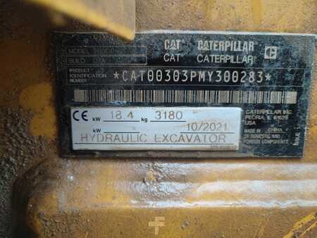 Minibagry 2021 Caterpillar 303CR (6)