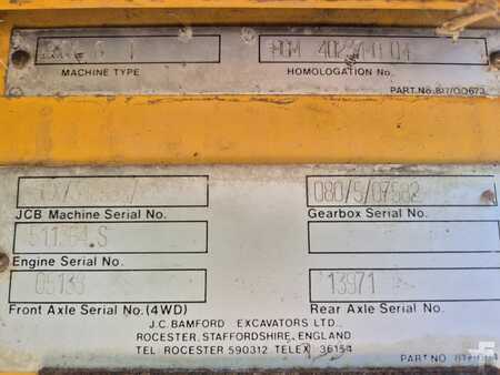 Rigid Backhoe Loader 1989 JCB 3CX (8)