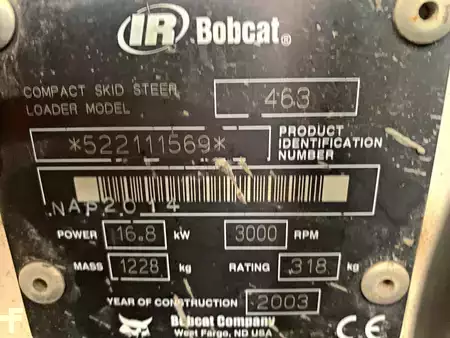 Kompaktlader 2003 Bobcat 463 (6)