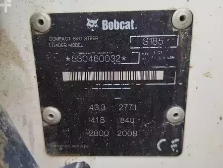 Kompakt rakodó 2008 Bobcat S185 (8)