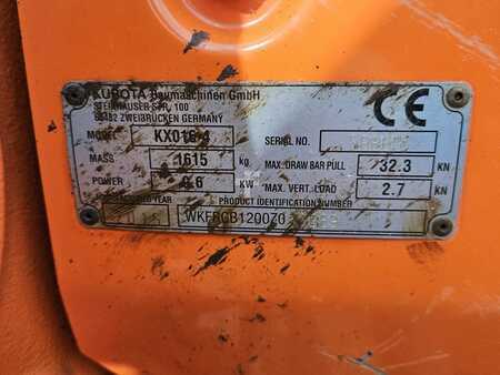mini escavadeira 2015 Kubota KX016-4 (7)