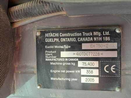 Dúmpers rígidos 2005 Hitachi EH750-2 (19)