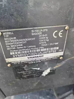 Minigraver 2019 Yanmar SV100-2A-2PB (7)