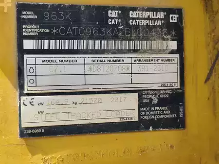 Carregadeiras de esteiras 2017 Caterpillar 963K (11)