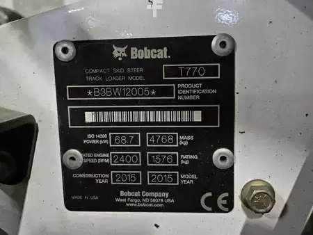 Autres 2015 Bobcat T770 (6)
