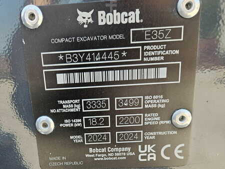 Minigraver 2024 Bobcat E35Z (7)