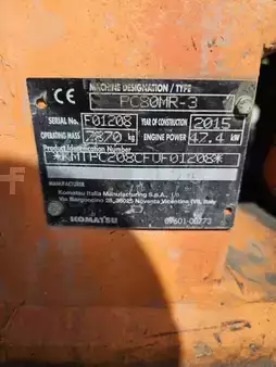 mini escavadeira 2015 Komatsu PC80MR3 (10)