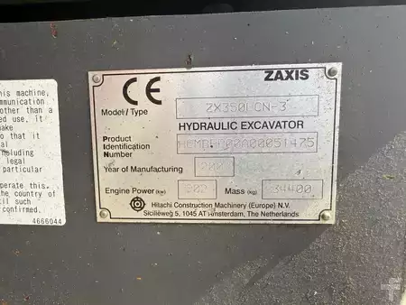 Rupsgraafmachines 2007 Hitachi ZX350LCN-3 (15)