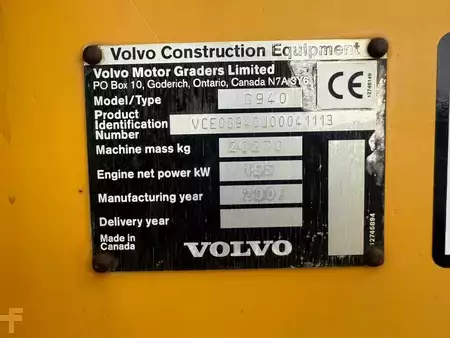 Motoniveladoras 2007 Volvo G940 (17)