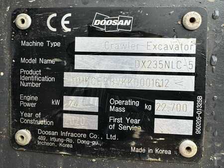 Korečková rýpadla 2020 Doosan DX235NLC-5 (5)