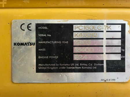 Komatsu PC160LC-7K