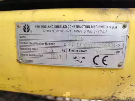 Koparki gąsienicowe 2007 New Holland Construction E245 (16)