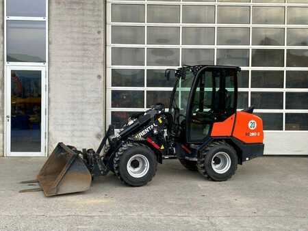 Radlader 2021 Kubota RT280-2 KABINE Schnellwechsler Schaufel+Gabel (6)