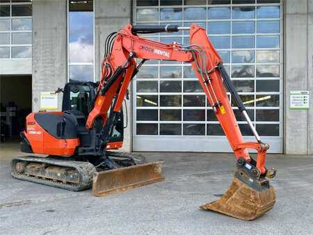Escavadora de rastos 2020 Kubota KX080-4 2PGL Verstell-Ausleger Klima MS08 (6)