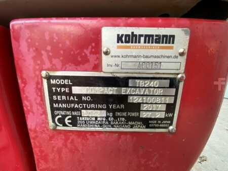 Mini excavadoras 2017 Takeuchi TB 240 MSA V3 MS03 Minibagger (17)