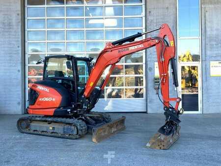 Minibagger 2021 Kubota KX060 KGLS2F KLIMA Luftsitz MS03 Löffel (3)