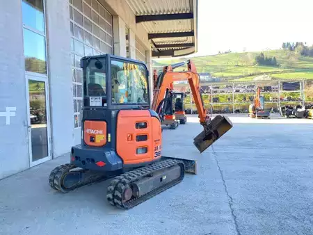 Minigrävare 2016 Hitachi ZX 38U-5A CLR Kurzheck KLIMA Minibagger (9)