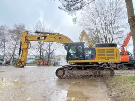 Bæltegraver 2016 Caterpillar 352FL Mono-Boom OilQuick OQ90 Hammerleitung (10)