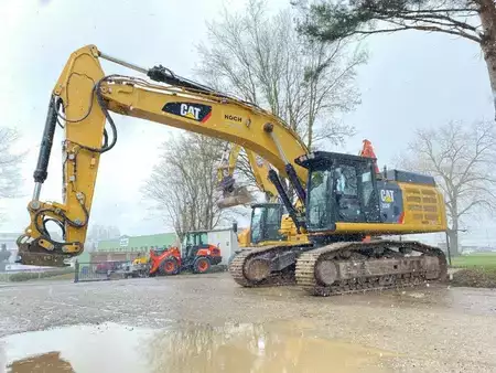 Bæltegraver 2016 Caterpillar 352FL Mono-Boom OilQuick OQ90 Hammerleitung (2)