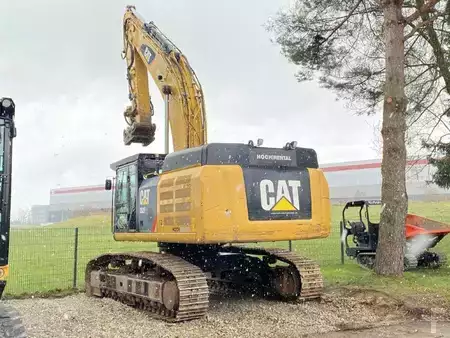 Bæltegraver 2016 Caterpillar 352FL Mono-Boom OilQuick OQ90 Hammerleitung (8)