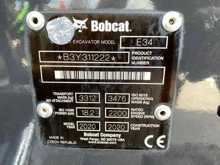 Minibagry 2020 Bobcat E34 Minibagger 390 Hours wie E35 Z 37 42 32 30 (14)