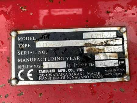 Minigraver 2018 Takeuchi TB 216 SLSA V3 Power-Tilt MS01 (17)