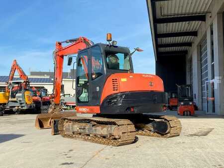 Beltegraver 2014 Kubota KX080-4 GL Stahlketten OilQuick OQ60-5 (7)