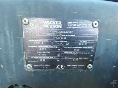 Wacker Neuson 9503-2 WD Mobilbagger Klima Löffel MS08