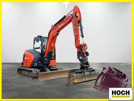 Mini-koparki 2021 Kubota U56-5 KGLS2 KLIMA Holp ROTOTOP +2 Löffel (1)