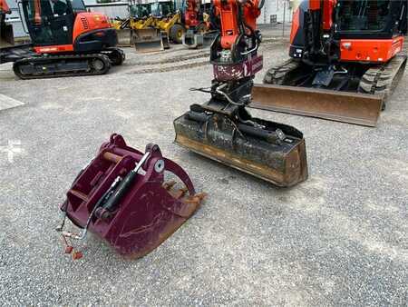 Mini-koparki 2021 Kubota U56-5 KGLS2 KLIMA Holp ROTOTOP +2 Löffel (11)