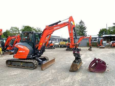 Mini-koparki 2021 Kubota U56-5 KGLS2 KLIMA Holp ROTOTOP +2 Löffel (3)