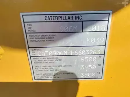 Radlader 2018 Caterpillar 906M Radlader Schaufel + Gabel EPA-Sticker (19)