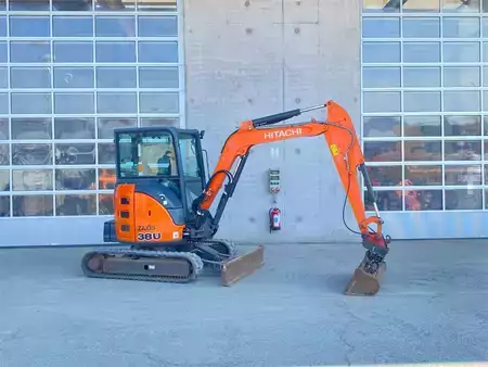 Minigrävare 2015 Hitachi ZX38U-5A CLR Kurzheck KLIMAANLAGE MS03 (5)