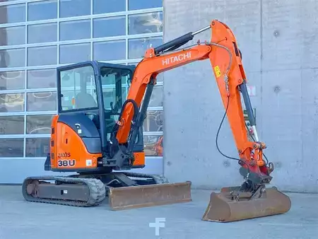 Minigrävare 2015 Hitachi ZX38U-5A CLR Kurzheck KLIMAANLAGE MS03 (6)