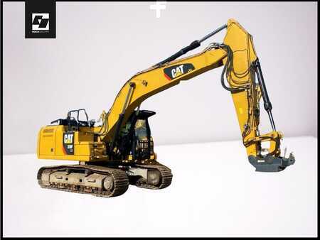 Korečková rýpadla 2018 Caterpillar 330FLN Mono-Ausleger OilQuick OQ80 Abbruchgitter (1)