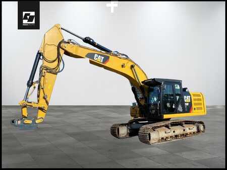 Korečková rýpadla 2018 Caterpillar 330FLN Mono-Ausleger OilQuick OQ80 Abbruchgitter (2)