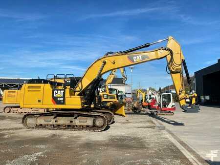 Korečková rýpadla 2018 Caterpillar 330FLN Mono-Ausleger OilQuick OQ80 Abbruchgitter (5)